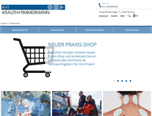 Tablet Screenshot of krauthtimmermann.de